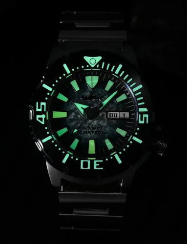 Vista 3 de Heimdallr - Reloj de pulsera automático NH36A para hombre, reloj de buceo automático de 656.2ft, reloj de buceo, cristal de zafiro para hombre