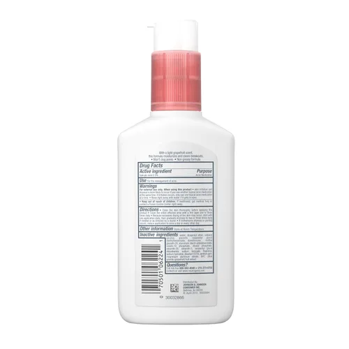 Vista 8 de Neutrogena Hidratante para acné sin aceite, tratamiento de acné con ácido salicílico de 0.5%, loción facial de pomelo rosa para brotes, no grasa