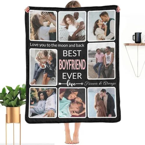 Vista 14 de Regalos para Tías Manta Personalizada con Foto, Haz una Manta Personalizada para Tías con Imagen Recuerdos Personalizados Souvenir Manta de Las