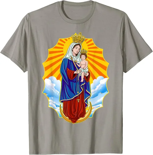 Vista 28 de Chinita Chiquinquira Venezuela Maracaibo Virgen Chiquinquira Chinita Zulia Camiseta negra