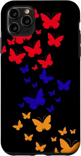 Vista 13 de iPhone 13 Pro Max Armenia bandera mariposas en Armenia artsakh mariposa caso