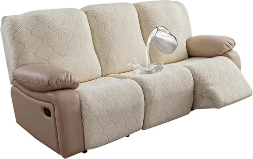 Vista 32 de Funda para Silla Reclinable 100% Impermeable, 1 Pieza Fundas Elásticas para Sofá Reclinable Lavables para Silla Reclinable para Mascotas, Perros