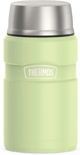 Vista 14 de THERMOS Stainless King - Tarro de alimentos aislado al vacío con cuchara, 16 onzas, verde militar mate Stainless Steel Insulated Food Container