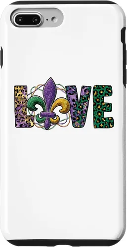 Vista 9 de iPhone 15 Mardi Gras Love 2023 for Women Queen Carnival Costume Case