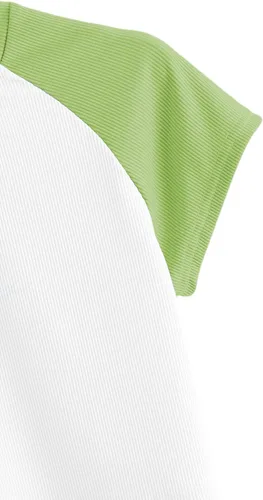 Vista 5 de Remidoo Camiseta corta casual de manga corta con estampado de ángel para mujer