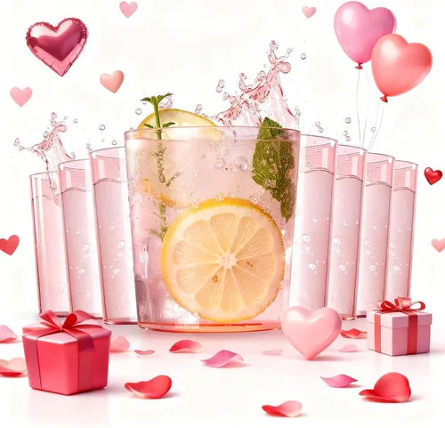 Vista 9 de Liacere Juego de Vasos de Beber Coloridos Set de 8 - Vasos de Plástico Highball de 17oz y Vasos de Plástico para Cóctel de 14oz, Vasos de Agua