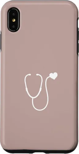 Vista 11 de Pink Taupe - Funda con estetoscopio de corazón para enfermera o doctor para iPhone 17
