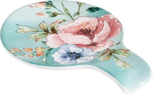 Vista 13 de Bico Blossom Symphony Soporte para Cucharas para Estufa, Soporte de Cuchara de Cerámica para Encimera de Cocina, Soporte para Cuchara de Café Fácil