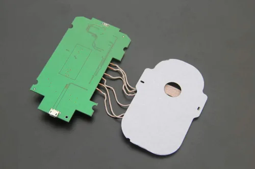 Vista 7 de 2 Pcs montón Tecnología de carga inalámbrica Tres bocinas Qi Estándar bricolaje Modified LED de bajo calor Cargador inalámbrico Transmisor Módulo