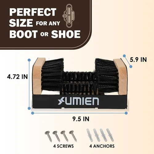 Vista 3 de Umien Rascador de botas para zapatos de exterior sin solapas, para barro Paquete de 1 sin solapas