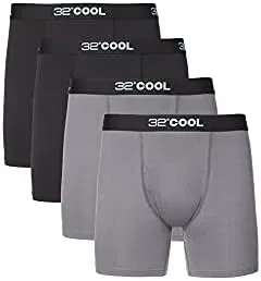 Vista 2 de 32 GRADOS COOL - Calzoncillos tipo bóxer de secado rápido para hombre, con cintura elástica cómoda