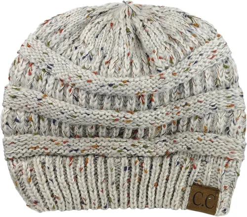 Vista 275 de C.C Trendy Warm Chunky Soft Stretch Cable Knit Beanie