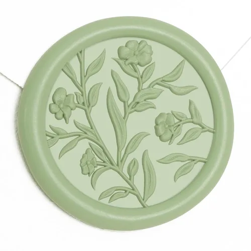Vista 22 de UNIQOOO Adhesivos de Sello de Cera - (3 Diseños en 1 Paquete) Adhesivos de Sello para Sobre de Invitación de Boda, 60 Piezas Adhesivos