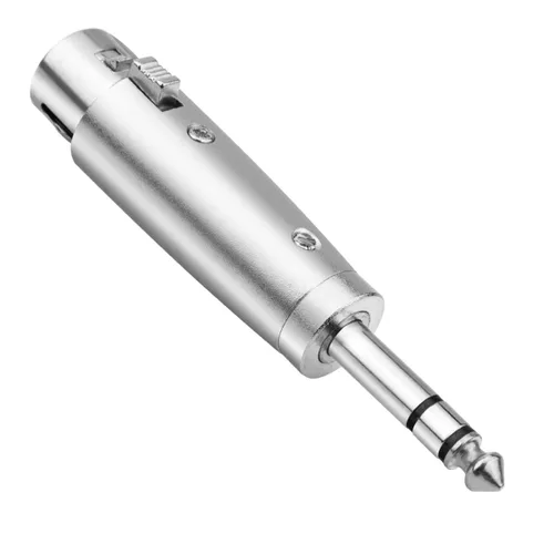 Vista 7 de Adaptador XLR hembra a TRS de 1/4 pulgadas, conector XLR hembra equilibrado a conector estéreo TRS de 1/4 pulgadas, 2