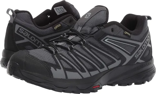 Vista 7 de Salomon Zapatos de senderismo X Crest para hombre negro marrón DM US