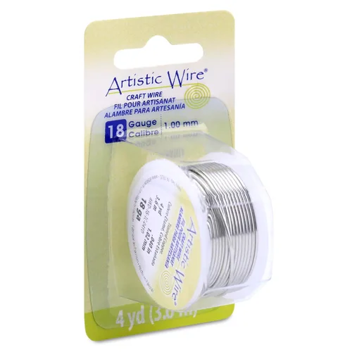 Vista 12 de Artistic Wire, alambre para manualidades de calibre 18, resistente a las manchas, color cobre envejecido en color latón antiguo, 4 yardas
