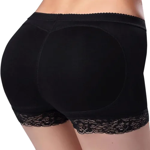 Vista 4 de Everbellus Pantalones cortos de levantamiento de glúteos sin costuras, bragas acolchadas para mujer