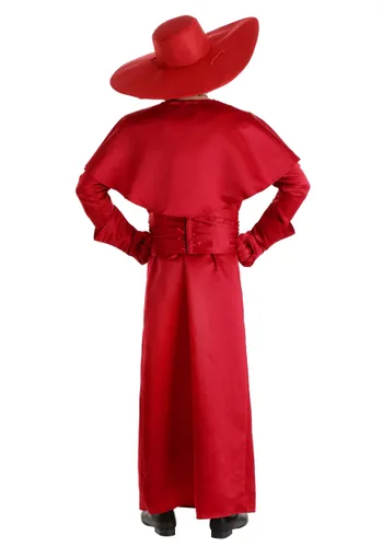 Vista 2 de Disfraz de Inquisidor Rojo para Adultos Multicolor