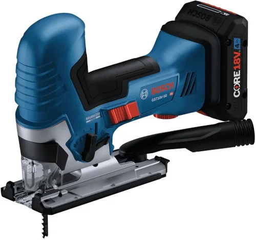 Vista 3 de BOSCH GST18V-50BN 18V Sierra de calar sin escobillas con agarre de barril (herramienta desnuda)