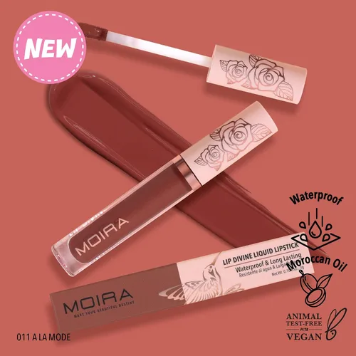 Vista 3 de Lip Divine Liquid Lipstick (011, A La Mode)