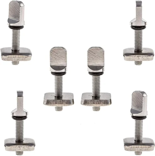 Vista 6 de Ninguna herramienta tornillo de mariposa universal de acero inoxidable para Longboard y SUP