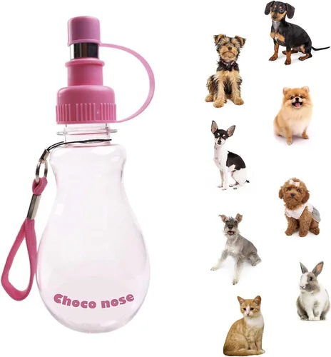 Vista 12 de Choco Nose Botella patentada sin goteo para perros/alimentador para perros/gatos y otros animales de tamaño pequeño-mediano - para jaulas, jaulas