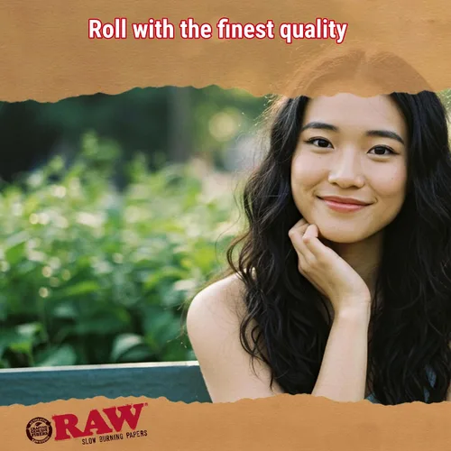 Vista 5 de RAW CONNOISSEUR tamaño King SIze - Papel de liar de cáñamo orgánico sin refinar y consejos, 1 caja