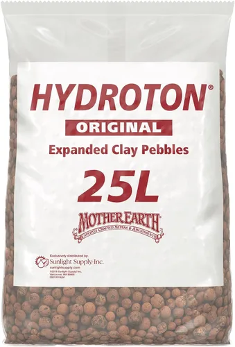 Vista 10 de Hydroton Original Clay Pebbles - 10 litros Agregado de arcilla expandida ligero fabricado en Alemania