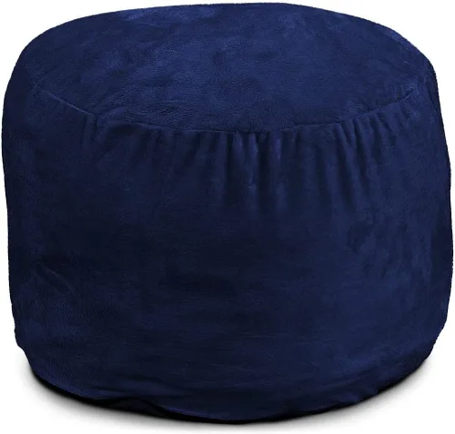 Vista 20 de ULTIMATE SACK Puf otomano de 2 pies Gamuza camello Relleno de espuma - Funda extraíble lavable Camel (Camel Suede)
