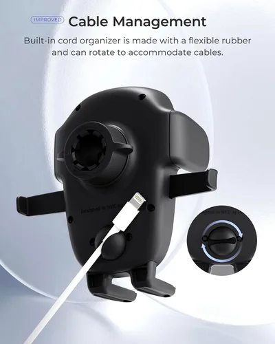 Vista 6 de iOttie Easy One Touch Advanced soporte de teléfono para coche con ventosas - Soporte universal para teléfono celular para iPhone, Google, Samsung
