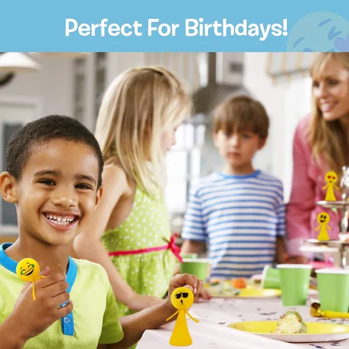 Vista 7 de IPIDIPI TOYS Jumpeez Rocket Poppers – Paquete de 24 juguetes de lanzador de resorte para niños – Rellenos de calcetines ideales para niños