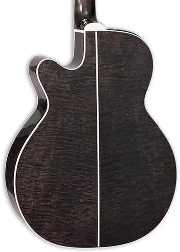 Vista 2 de Takamine GN75CE TBK NEX Cutaway Guitarra Acústica-Eléctrica, Negro Transparente