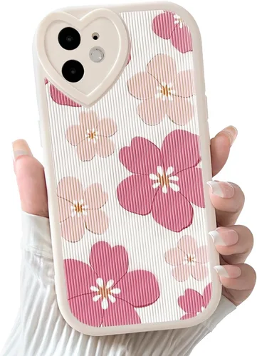 Vista 15 de Lovmooful Funda para iPhone 11 con diseño de oso lindo floral con lentes de Flor de Oso2