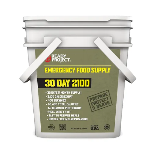 Vista 3 de Ready Project® 30D 2100 (suministro de alimentos de emergencia para 400 porciones)