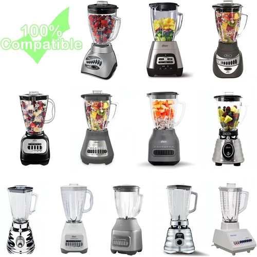 Vista 3 de Piezas de repuesto para jarra de vidrio de licuadora de 6 tazas con cuchilla para Oster Osterizer Serie Clásica NO apto para modelos Pro Master
