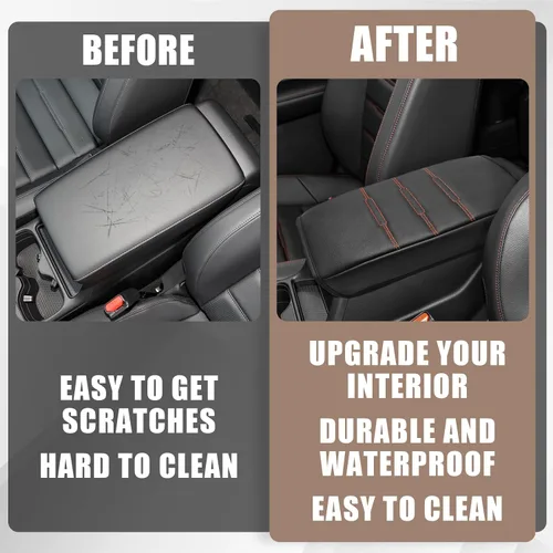Vista 5 de Muslogy - Funda para reposabrazos para Honda CR-V 2023-2026, grosor regular
