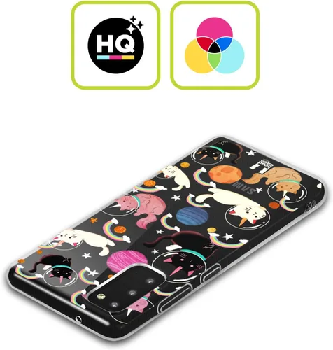 Vista 2 de Head Case Designs Cat Space Unicorns - Funda de gel suave compatible con Samsung Galaxy A13 5G (2021)