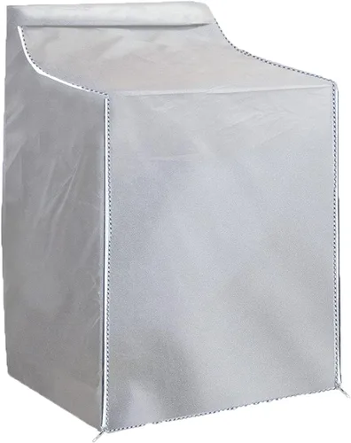 Vista 8 de Ericlin Paquete de 2 fundas para lavadora y secadora, cubierta para lavadora de carga superior, cubierta de protección para secadora de ropa a