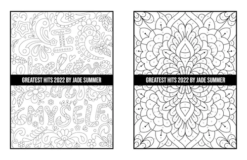 Vista 55 de Greatest Hits An Adult Coloring Book with the 100 Best Pages from the Jade Summer Collection
