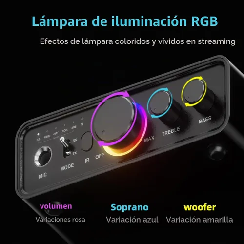 Vista 2 de Transmisor receptor de audio Bluetooth 5.3 mejorado M18 para TV estéreo en el hogar, adaptador de audio inalámbrico Bluetooth de baja latencia