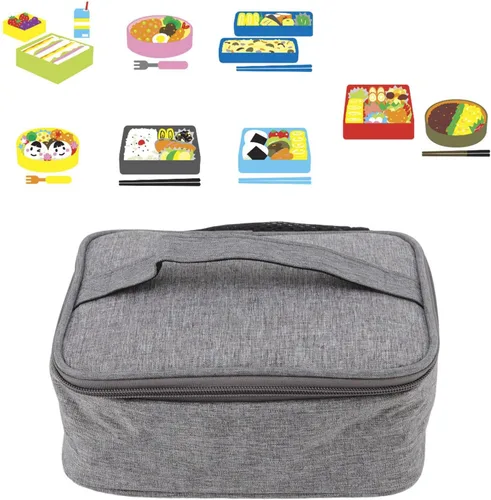 Vista 5 de Fiambreras portátiles con carga USB, mini lonchera eléctrica portátil, calentador de alimentos, calentador de alimentos, bolsa de almuerzo