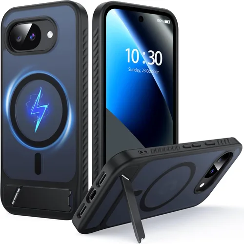 Vista 14 de Serie Soft Touch para Funda Google Pixel 7a, [Antihuellas] [Ajuste Delgado] con Protección Militar Borde de Silicona [A Prueba de Golpes]