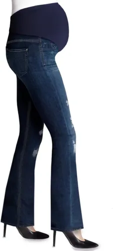 Vista 2 de Hybrid & Company Super Comfy Stretch Women's Maternity Bootcut Jeans with Real Pockets