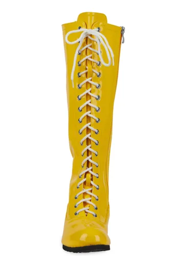 Vista 4 de Botas de Lucha Amarillas para Hombre Multicolor