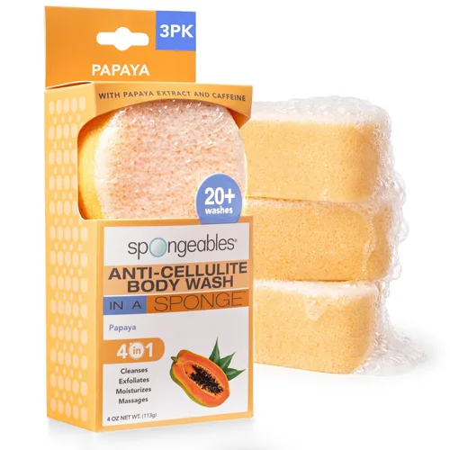Vista 16 de Spongeables Anti-Cellulite Body Wash in a Sponge, Moisturizer and Exfoliator, 20+ Washes