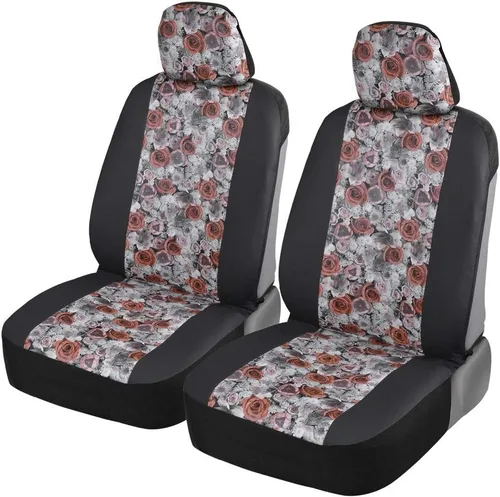 Vista 17 de BDK - Fundas para asientos de automóvil con patrón azteca, juego de 2 fundas para asientos delanteros con estampado geométrico que incluye Aztec