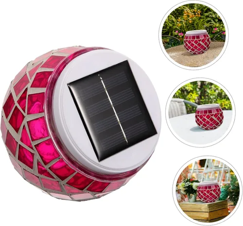 Vista 9 de DOITOOL Luces solares de hadas para exteriores, mosaico de vidrio, para botella, funciona con energía solar, resistente a la intemperie