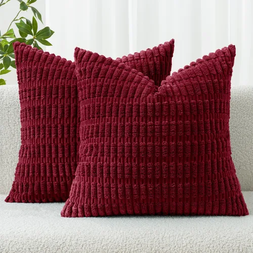 Vista 79 de MIULEE - Paquete de 2 fundas de cojín decorativas de corduroy, modernas y boho, suaves, con rayas, decoración del hogar, sofá, sala de estar, sillón
