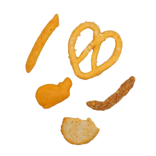 Vista 3 de Cheddar Lovers Snack Mix, bolsa a granel de 1 libra, distribución de Hampton
