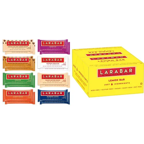 Vista 10 de Larabar - Barras de snack sin gluten, caja variada, veganas, 8 sabores, 1.7 oz, 16